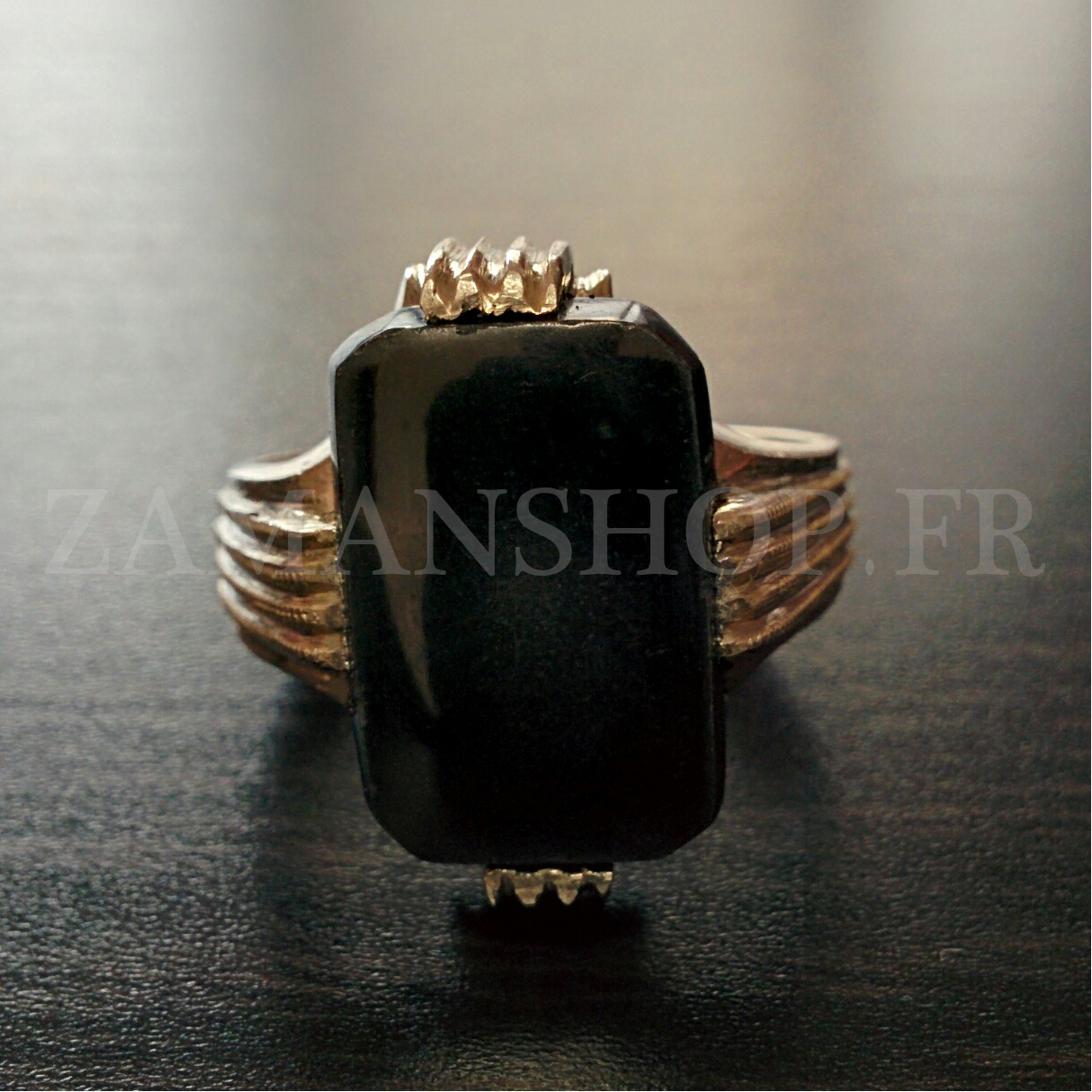 Bague onyx taille 65